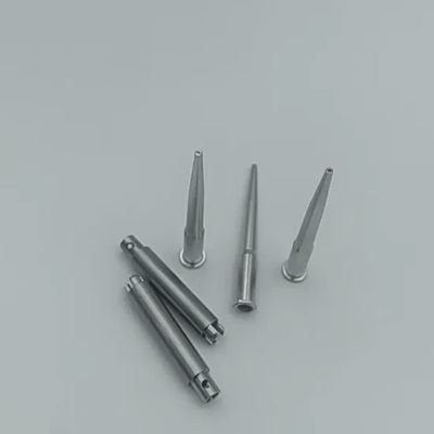kopen Medisch roestvrij staal cnc-onderdelen zeshoekige kegel binnengat rijdend punt online manufacture