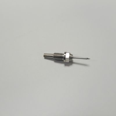 खरीदें कस्टम मेडिकल मशीनिंग पार्ट्स 304 एसएस थ्रेड के माध्यम से छेद चिकित्सा सुई online manufacture