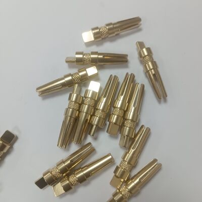 Buy Customized H62 Brass Roller Groove Cnc Milling Connector Spare Parts online manufacture