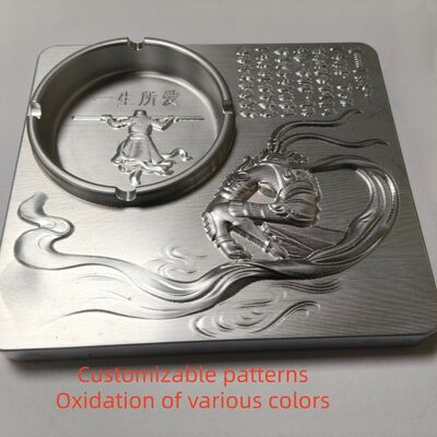 Buy 6061 Aluminum Alloy Anodized Sandblasted Precision CNC Milled Ashtray for Premium Use online manufacture