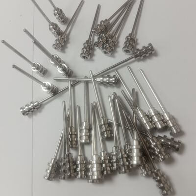 satın al Cnc freze tıbbi metal parçaları 17-4ph paslanmaz çelik enfuzyon iğnesi online manufacture