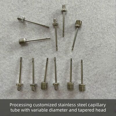316L Stainless Steel Medical Capillary Tube Grinding Edge Marking Sandblasting Head Variable Diameter