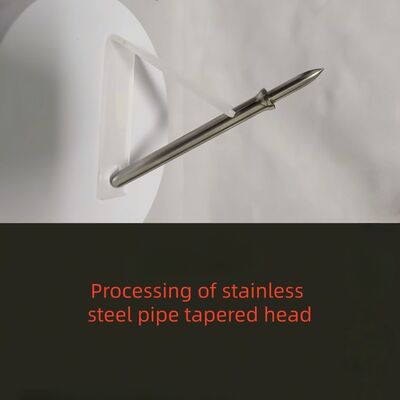 Customized 304 Stainless Steel Pipe Sealing Round Head Variable Diameter Bending