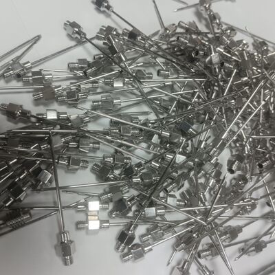 304 316l Stainless Steel Capillary Tapered Thread Side Hole Needle